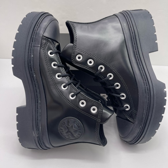 Converse WMNS 
CTAS LUGGED HEEL HI
BLACK/TOTAL ECLIPSE/BLACK Platform Sneakers - Picture 8 of 16